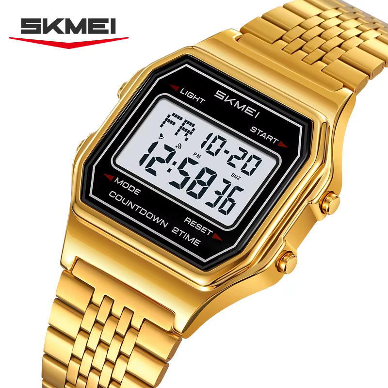 SKMEI 2465 montre électronique pour hommes petit cadran mode multifonction étudiant montre-bracelet décontracté affaires montres numériques pour homme