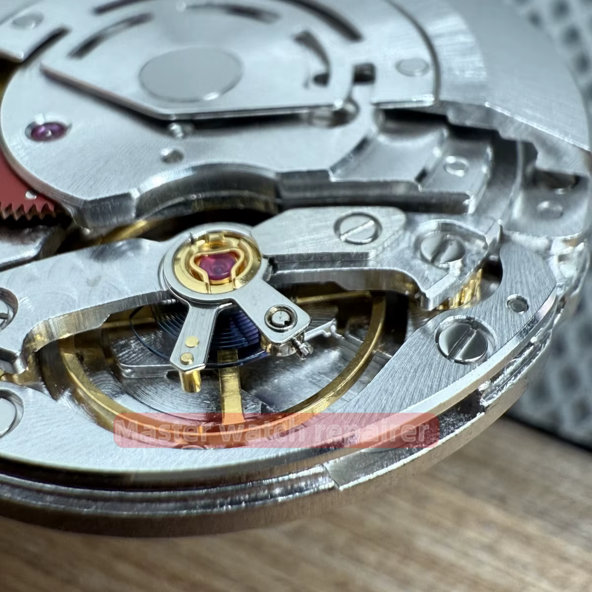 VSF 3135 mouvement mécanique automatique balancier bleu montre
