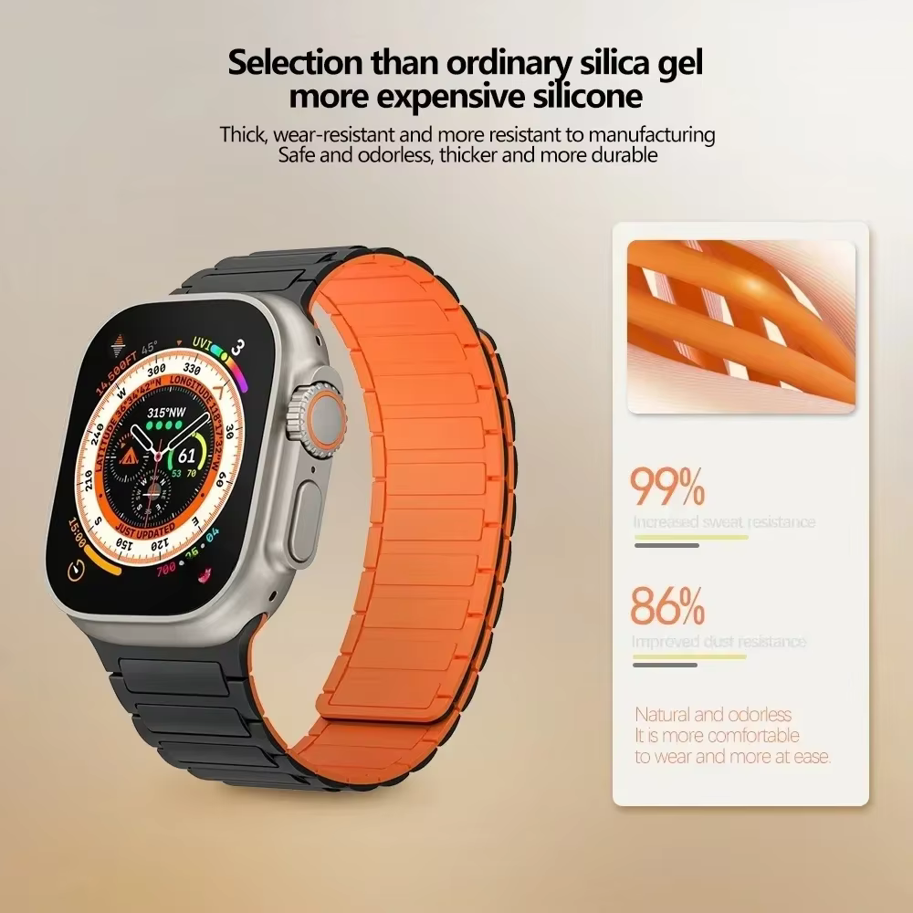 Bracelet en silicone pour Apple Watch