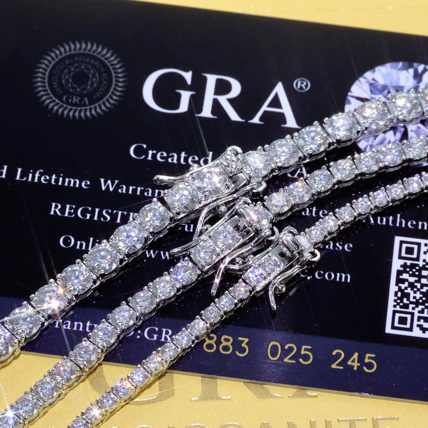 Bracelets tennis en moissanite D VVS1, argent sterling 925 pour femmes, bijoux de mariage exquis, test de diamant réussi, cadeau tendance