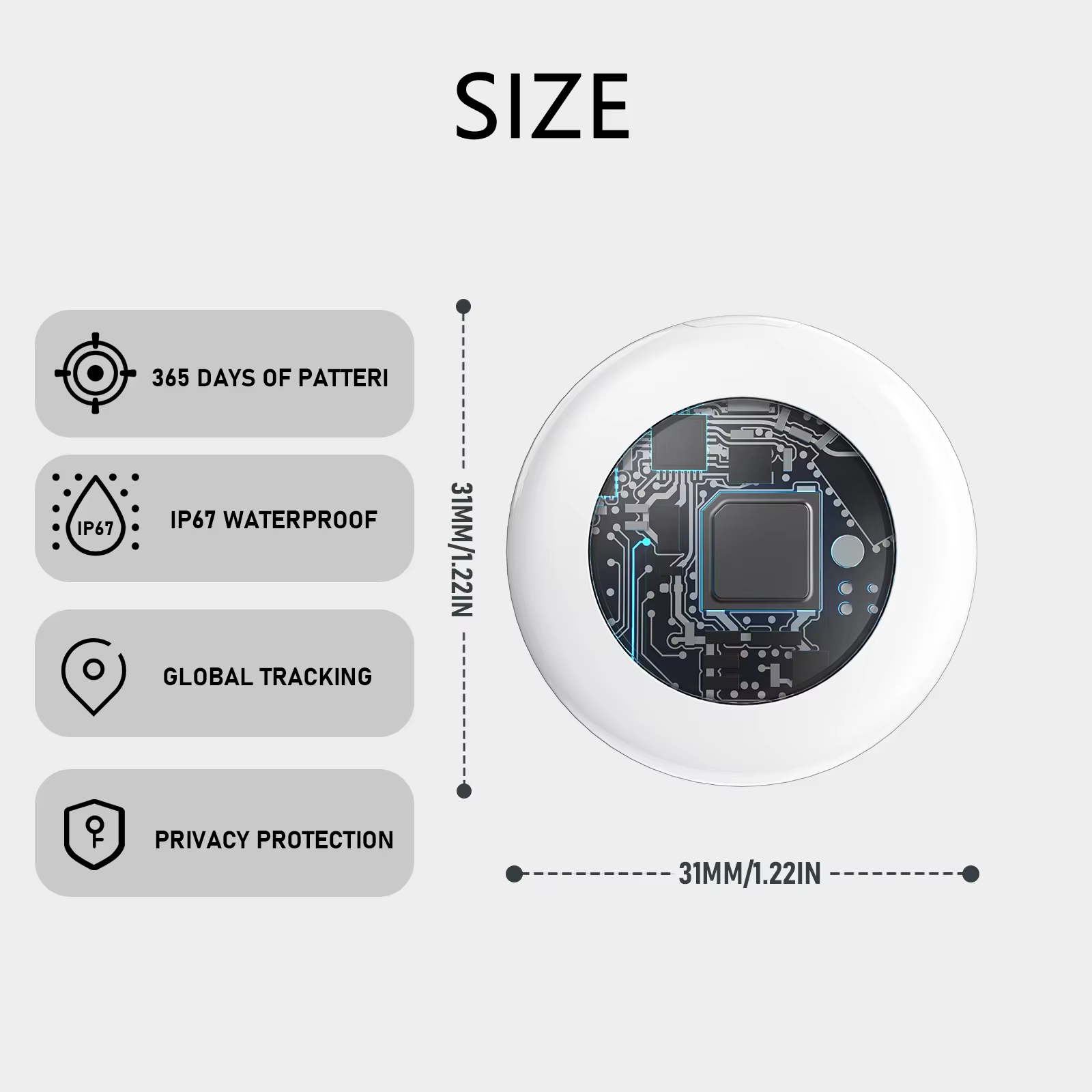 Timethinker – traceur GPS intelligent Bluetooth