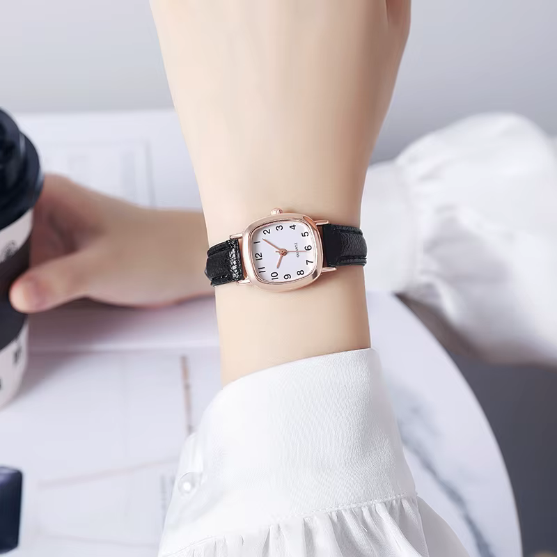 Montre pour femme mode petites montres à Quartz arabe montres-bracelets en cuir
