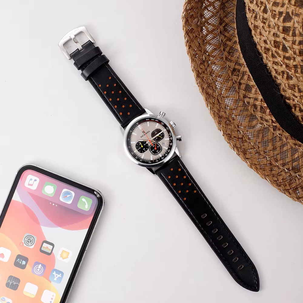Montre à quartz multifonctionnelle chronographe pour homme