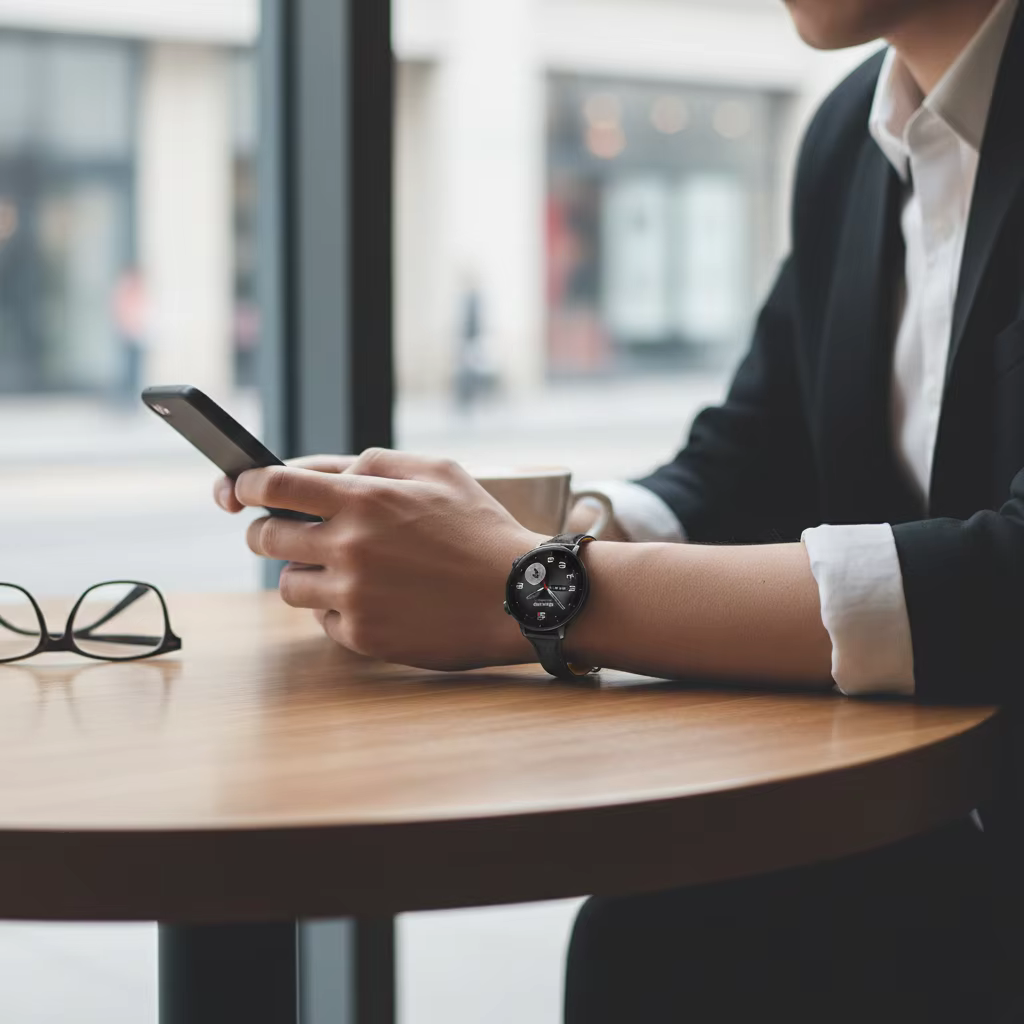 Bracelets en cuir compatibles avec OnePlus Watch 3 43mm