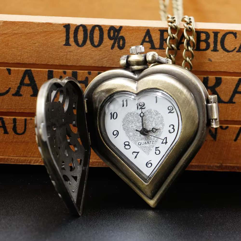 Montre de poche Vintage pour hommes et femmes