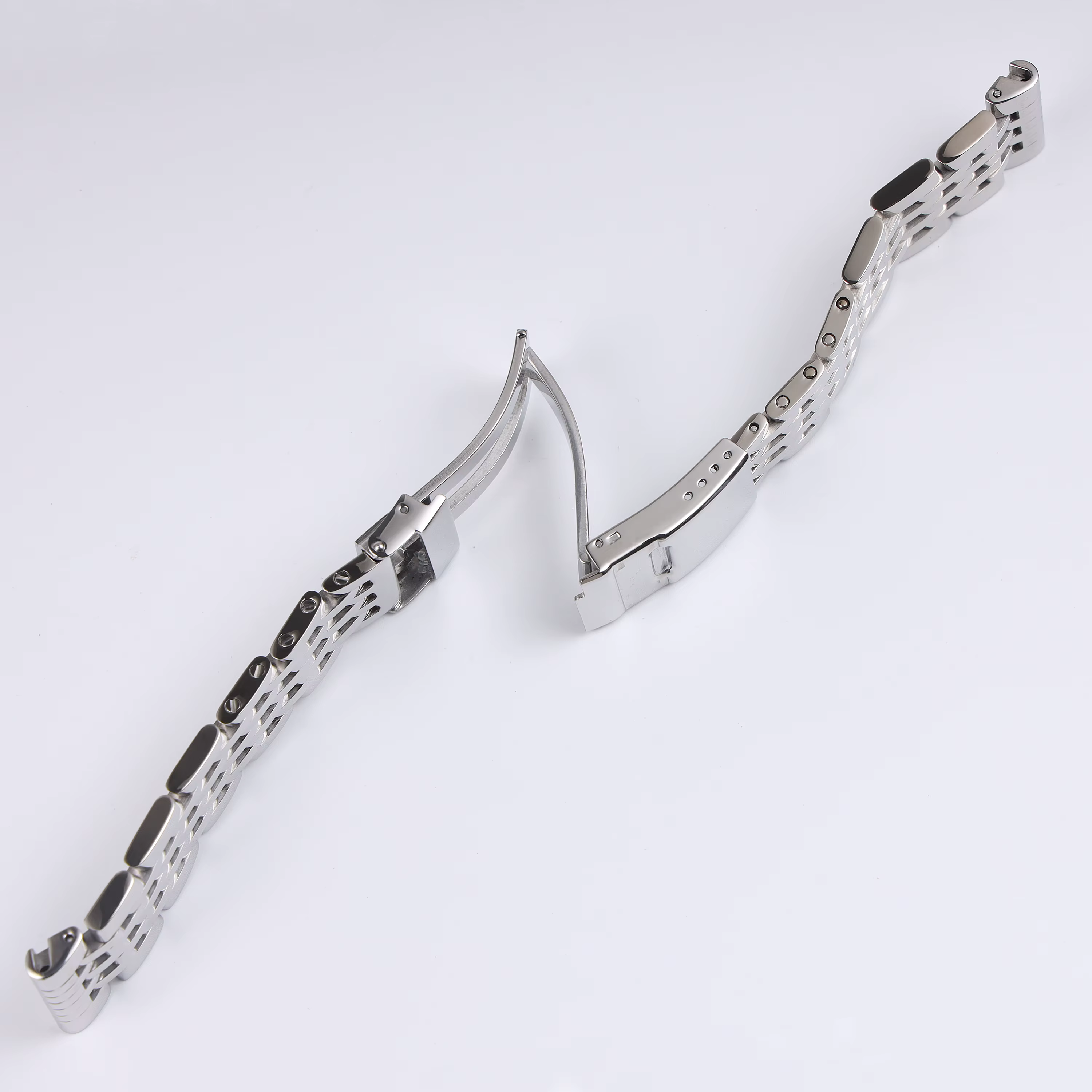 Bracelet de montre en acier inoxydable massif