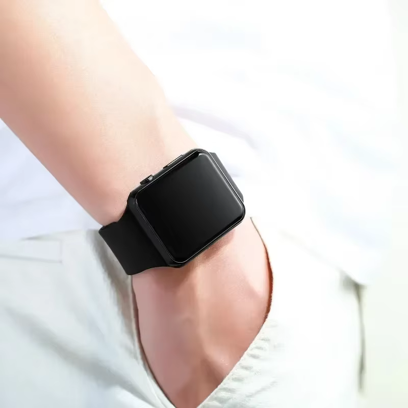 Montres numériques pour hommes femmes électronique carré LED Sport montre-bracelet mode décontracté Simple Silicone femme horloge Reloj Hombre