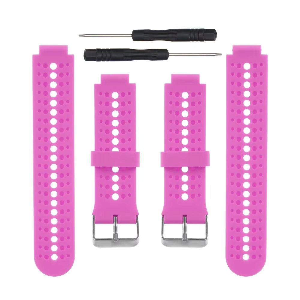 Nouvelle montre intelligente Sport bracelets Silicone Bracelet de montre Bracelet de remplacement pour Garmin Forerunner 220/230/235/620/630/735