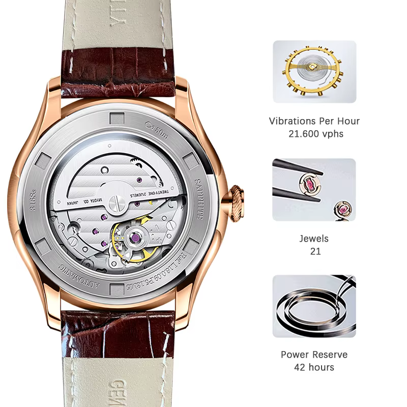 LOBINNI – montre-bracelet de luxe pour hommes