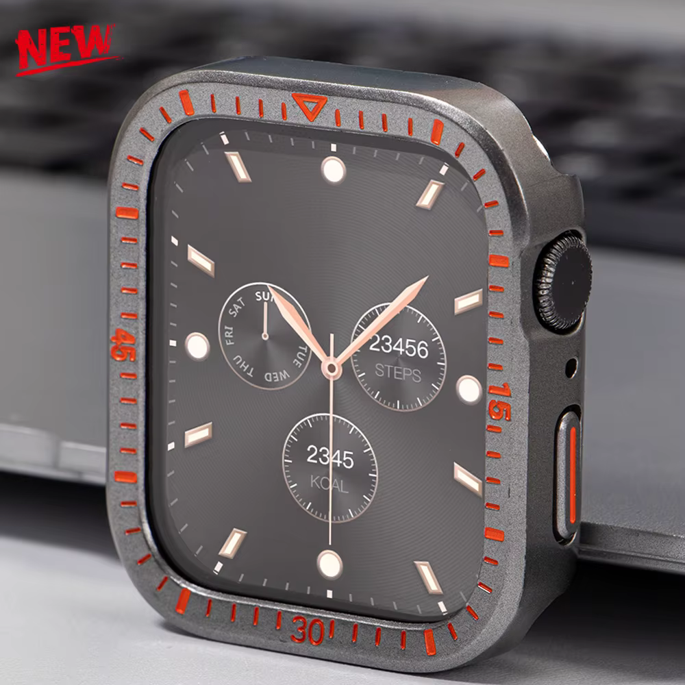 Verre trempé + étui pour Apple Watch
