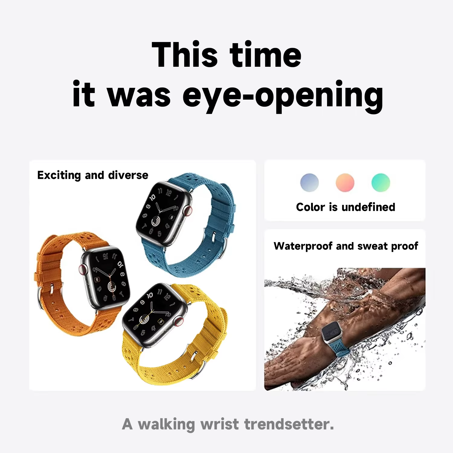 Nouveau Bracelet en Tricot Neo 2026 pour Apple Watch Ultra 3 2 et Séries 11 10 9 8 7 6 5 SE 3 2 46mm 41mm 45mm 49mm