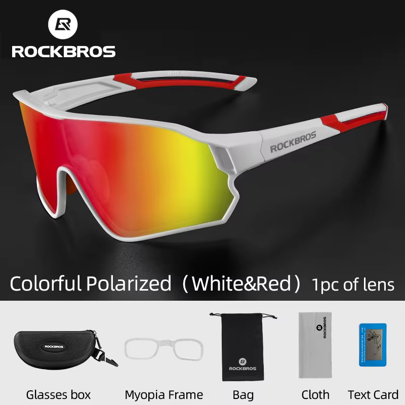ROCKBROS lunettes de vélo polarisées UV400 Protection solaire