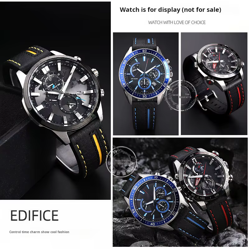 Bracelet de montre en cuir cirhide italien pour hommes