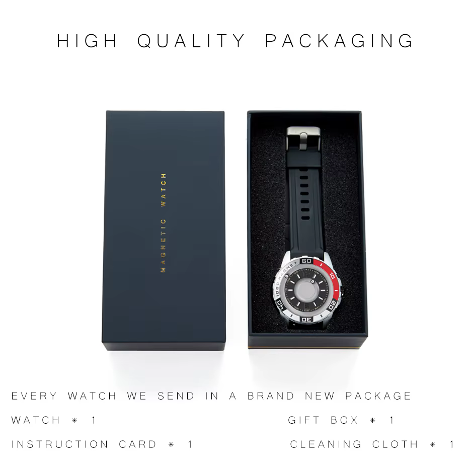 Nouveau Design perles métalliques magnétiques montre multifonctionnelle hommes aimant balle sport montre à Quartz cadran créatif homme montre-bracelet