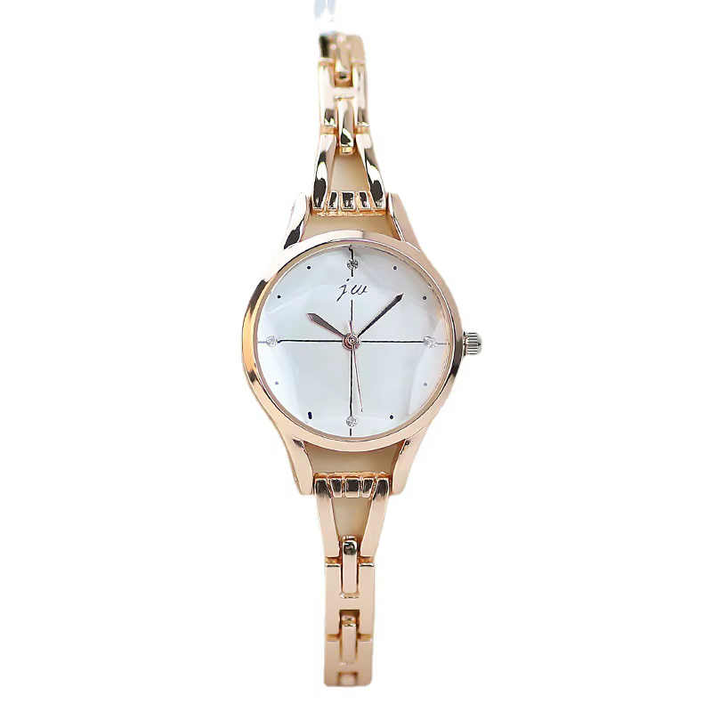 Montre-Bracelet de luxe pour femmes élégant or Rose dames montres strass Simple mode femme Quartz relogio feminino