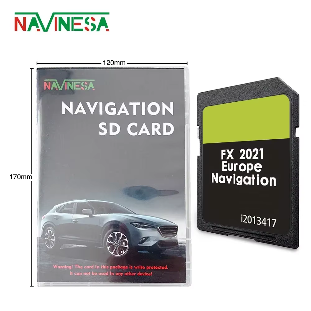 FX 2021 pour Ford Mondeo 2007 2008 2009 2010 Navigation carte SD carte GPS mise à jour de la Version européenne