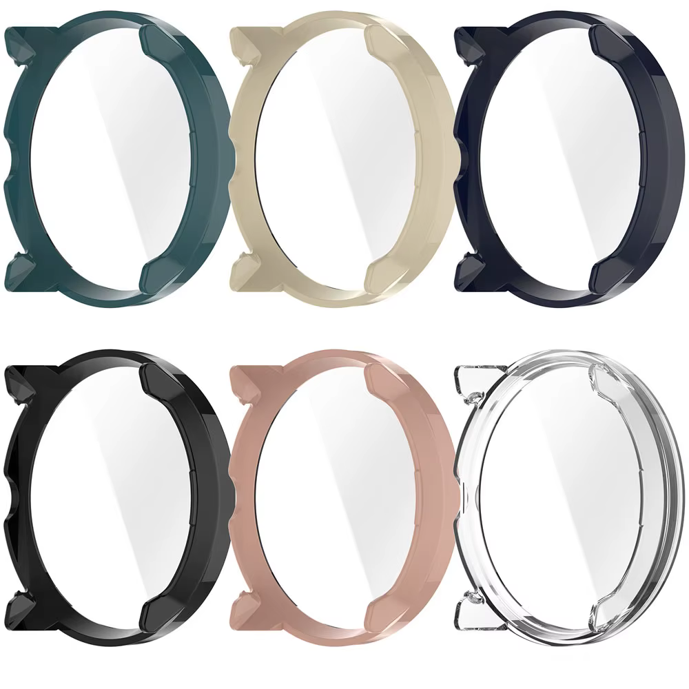 BEHUA couverture avec étui de protection d'écran en verre pour Suunto Run Smartwatch coque