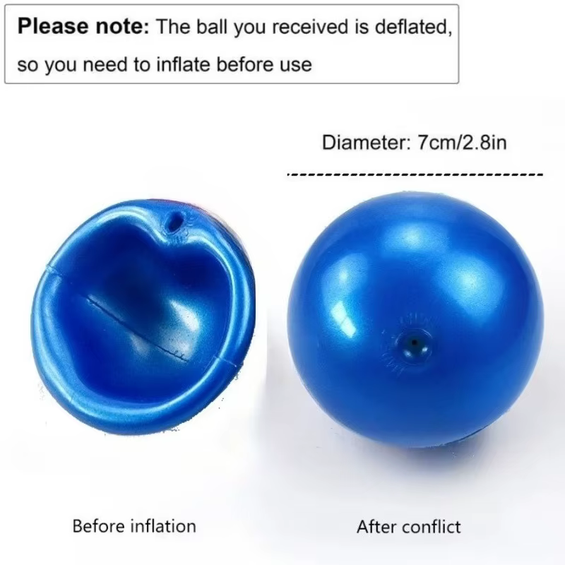 Boîtier de montre bleu, boule ouverte de 7cm de diamètre, caoutchouc Durable, sûr, fiable, Portable, boule de Friction pour outil de réparation professionnel