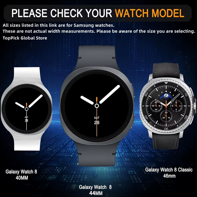 Film de protection en verre pour Samsung Galaxy Watch Ultra 8 7 6 5 4