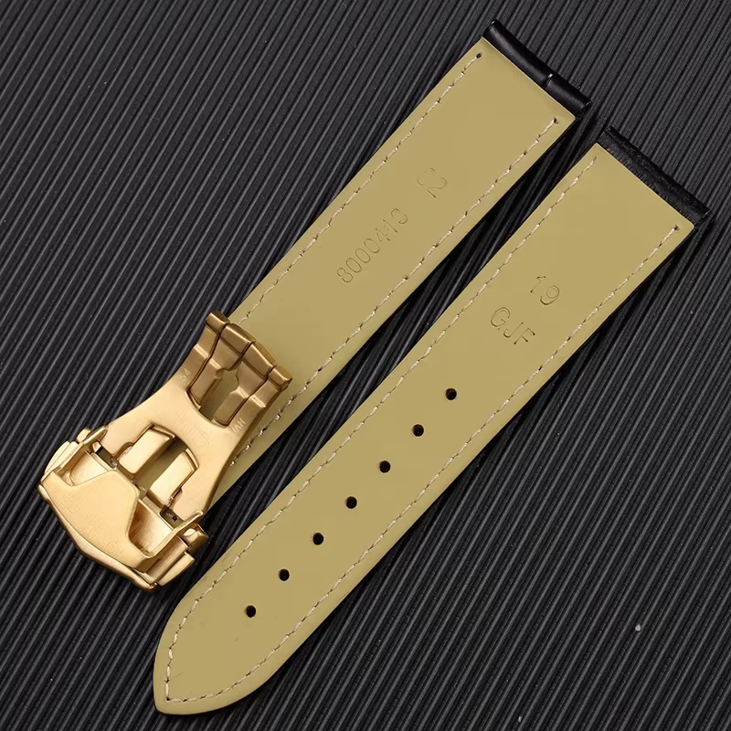 Bracelet DE montre en cuir véritable