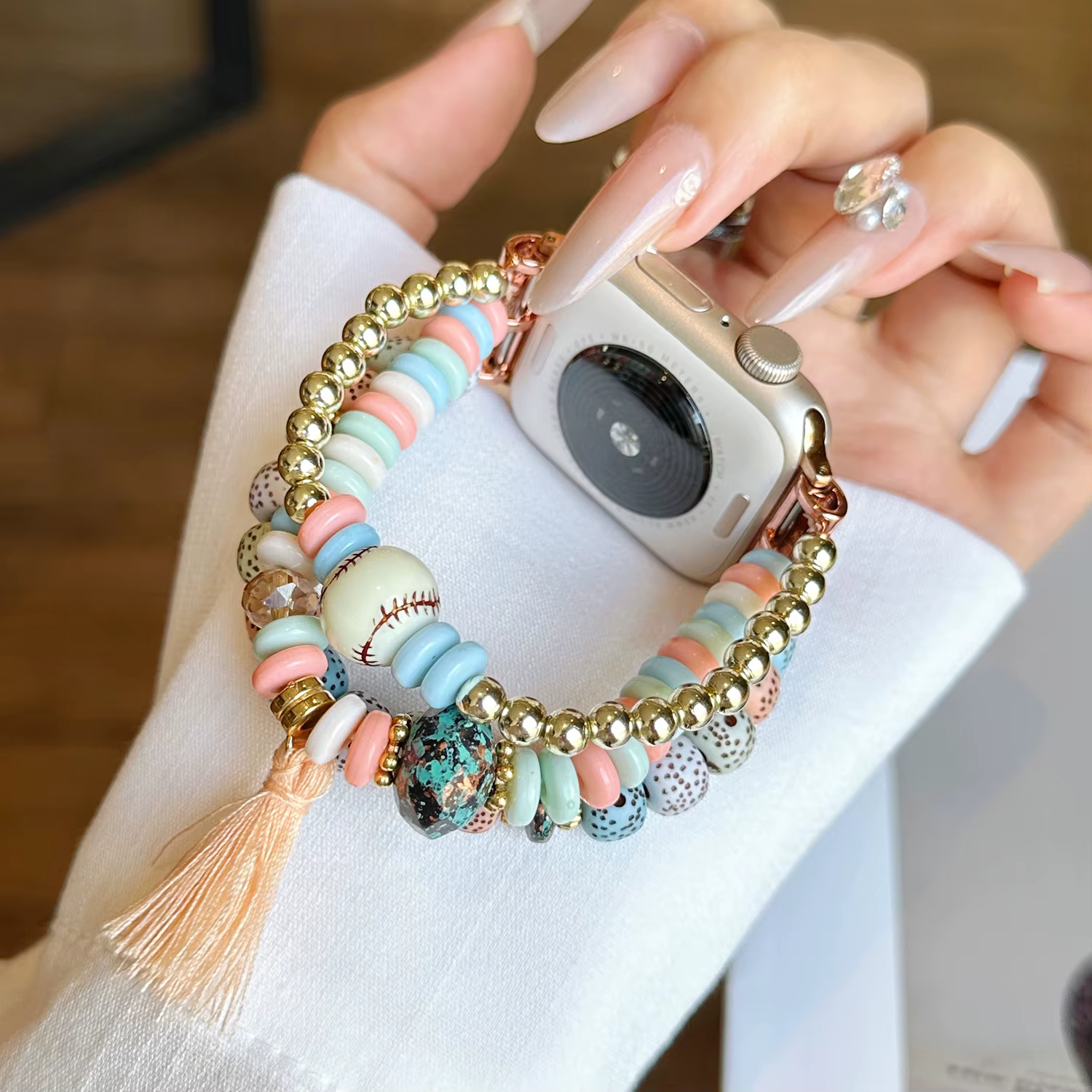 Bracelet exotique de remplacement pour Apple Watch 49 46 45-42 41-38