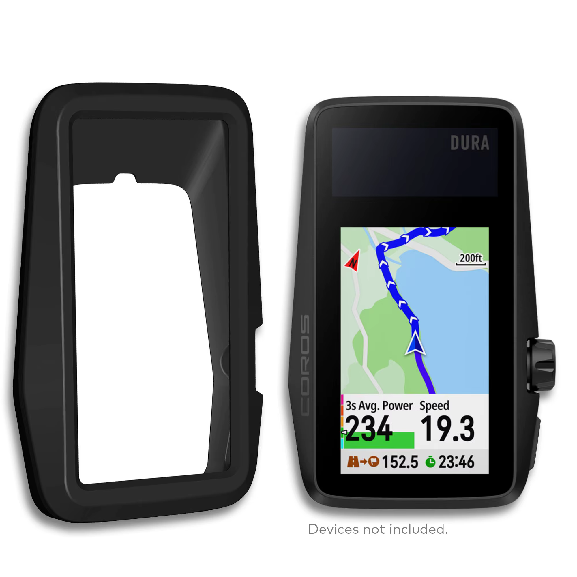 Étui de protection en Silicone de qualité supérieure pour ordinateur de vélo GPS solaire Coros Dura