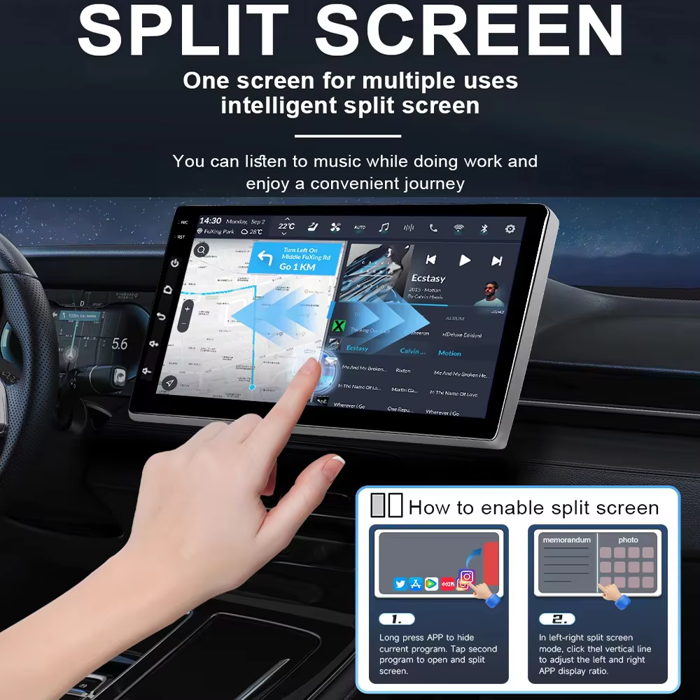 Autoradio Android pour Peugeot 208 2008 2014 - 2018, écran QLED haute performance, navigation GPS, unité centrale 4G Wifi DVD