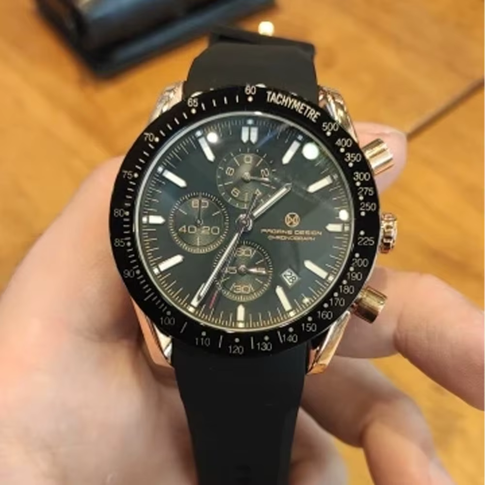PAGRNE DESIGN Nouvelle montre à quartz pour homme de 45 mm
