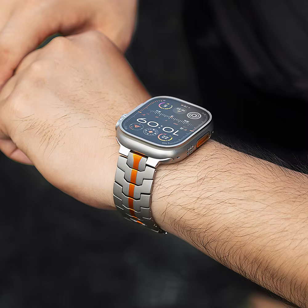 Bracelet en titane pour hommes pour Apple Watch
