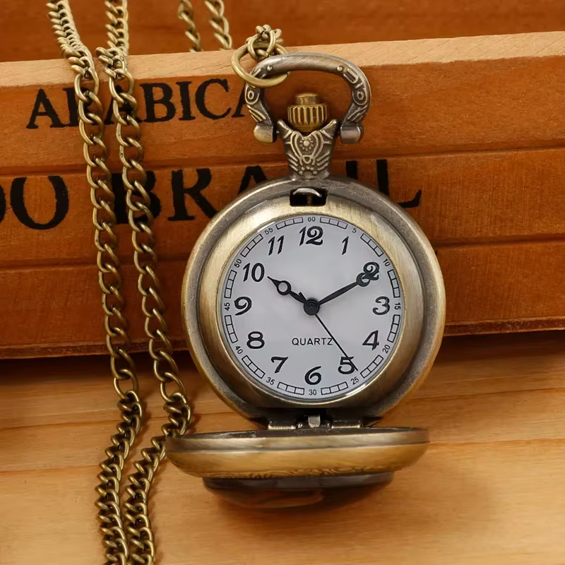 Montre de poche de moto Vintage exquise