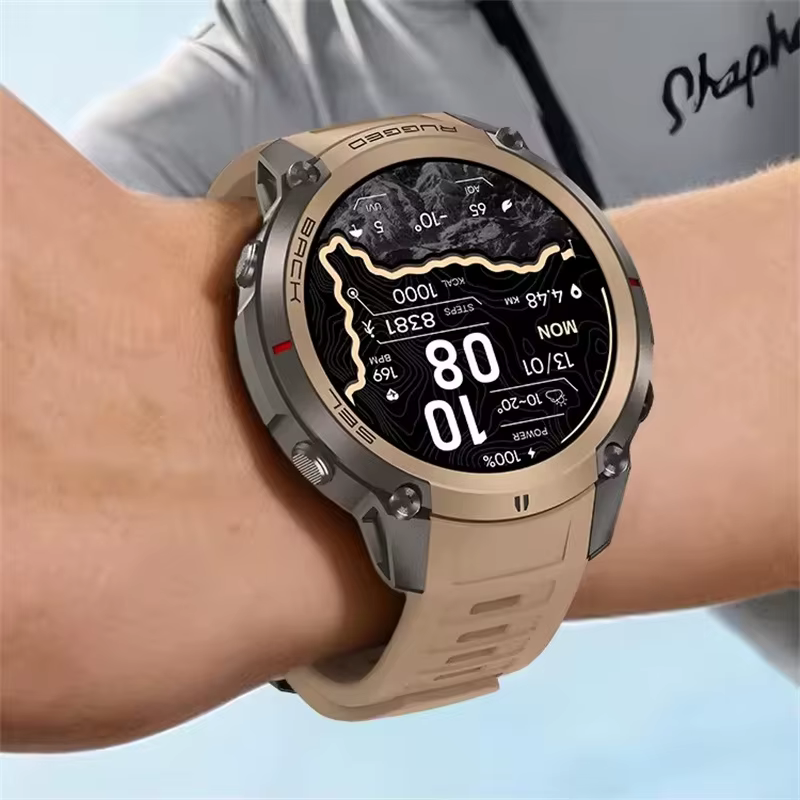 Montre connectée AMOLED avec GPS 6 satellites mondial