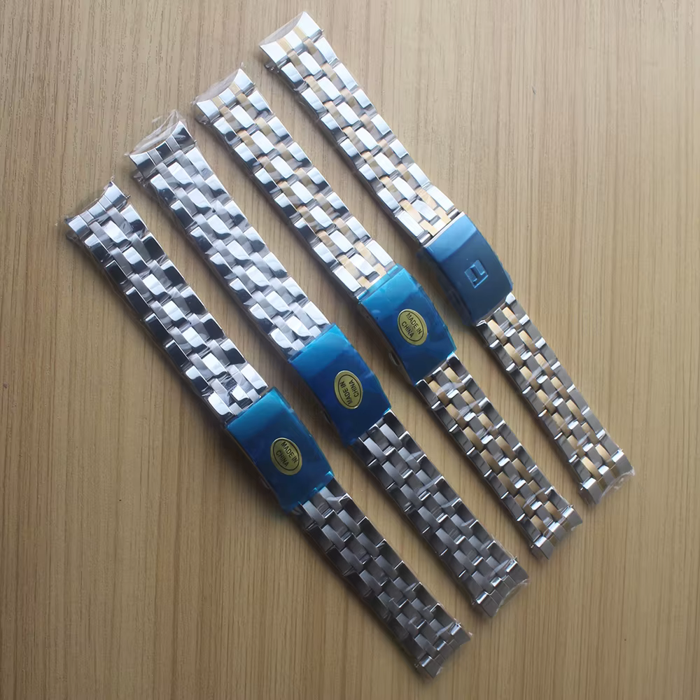Bracelet de montre en acier inoxydable pour homme