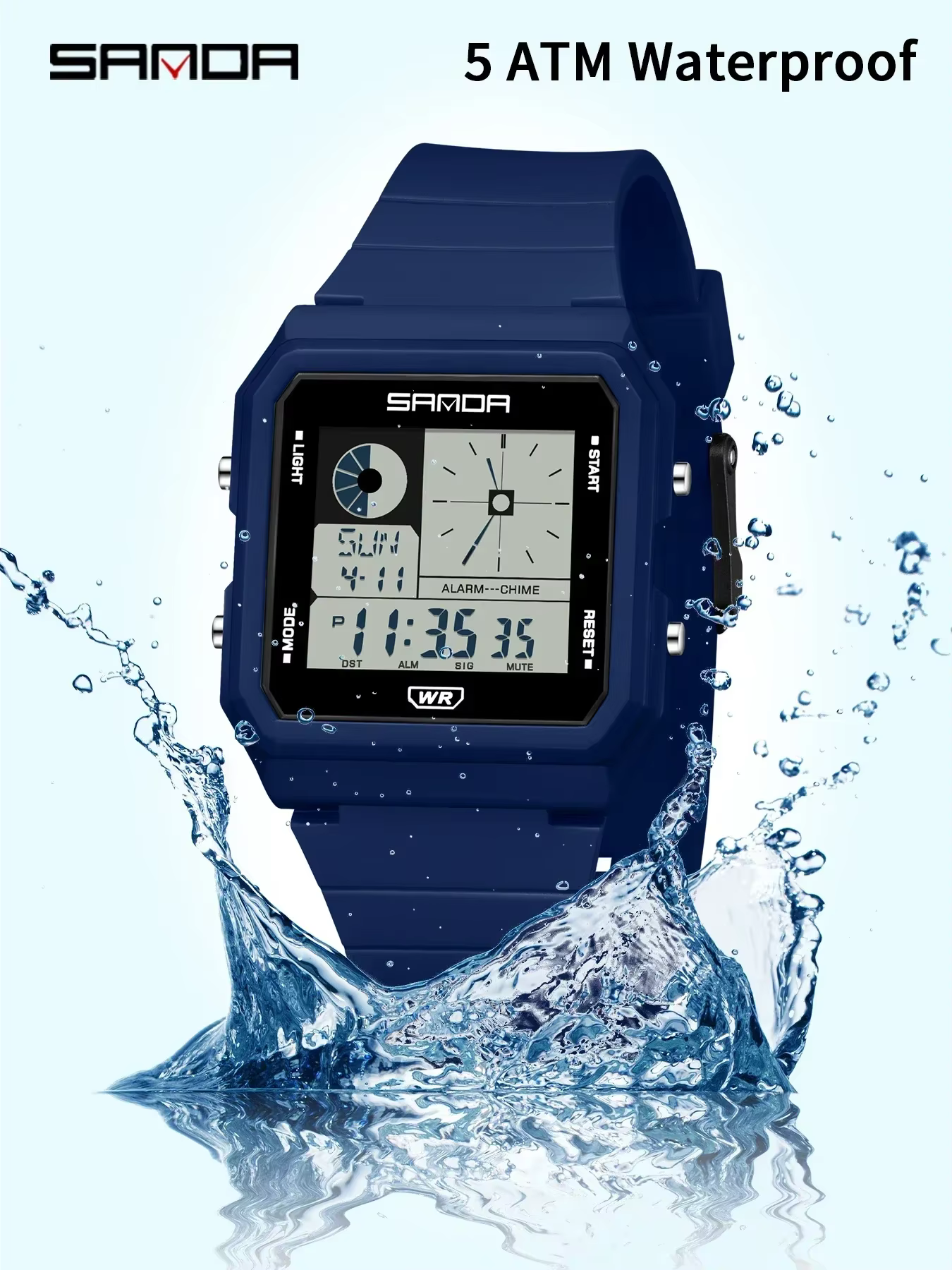 Montre de sport SANDA pour homme
