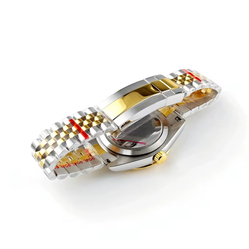 Boîtier de montre à lunette cannelée de 41mm
