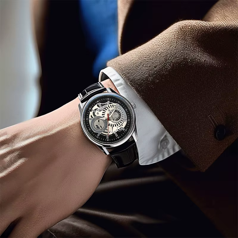 Montre pour homme, montre à quartz classique simple et élégante