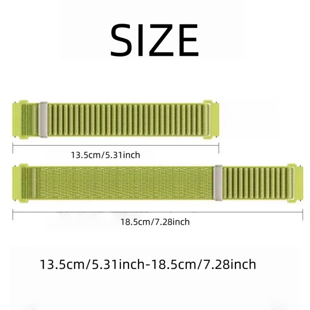 Bandes en nylon pour TicWatch Pro 5, bracelet élastique en nylon velcro souple