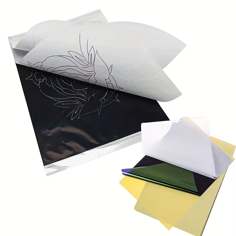 DQFART ensemble d'accessoires de tatouage Kit de tatouage avec 10 aiguilles de tatouage 20 pièces tasses d'encre peau de pratique de tatouage pour fournitures de tatouage