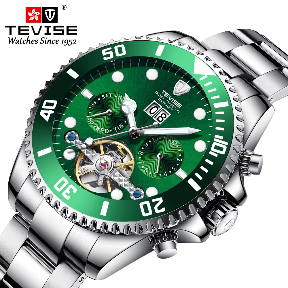 Montre mécanique étanche pour homme