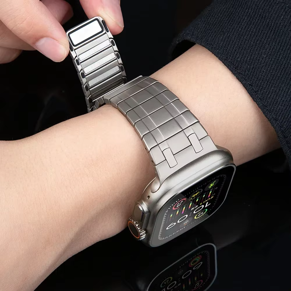 Bracelet en métal pour Apple Watch série 11 46mm Ultra 3/2 49mm