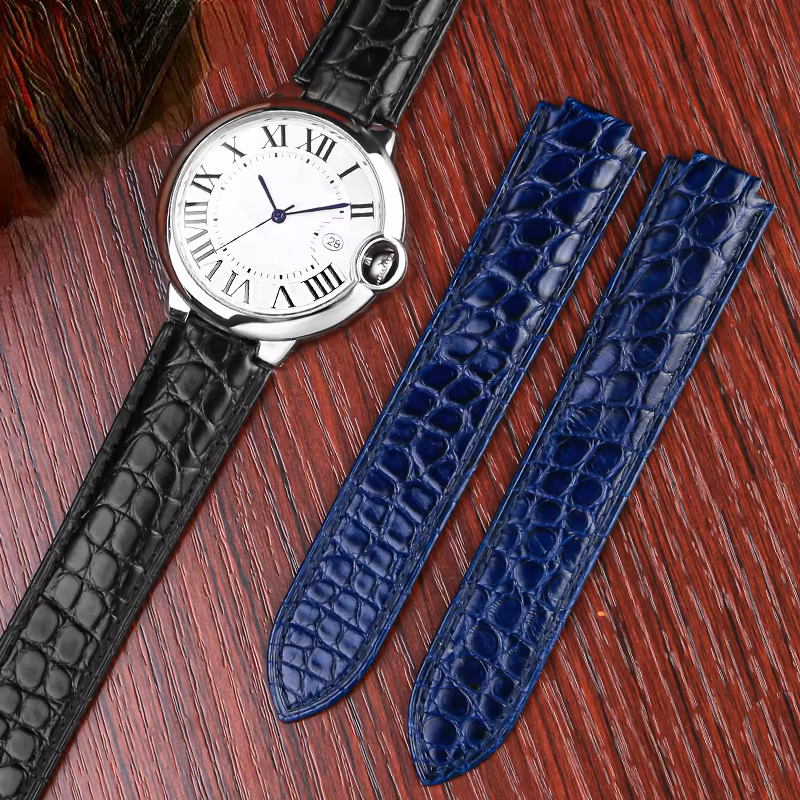 Bracelet de montre en cuir de Crocodile