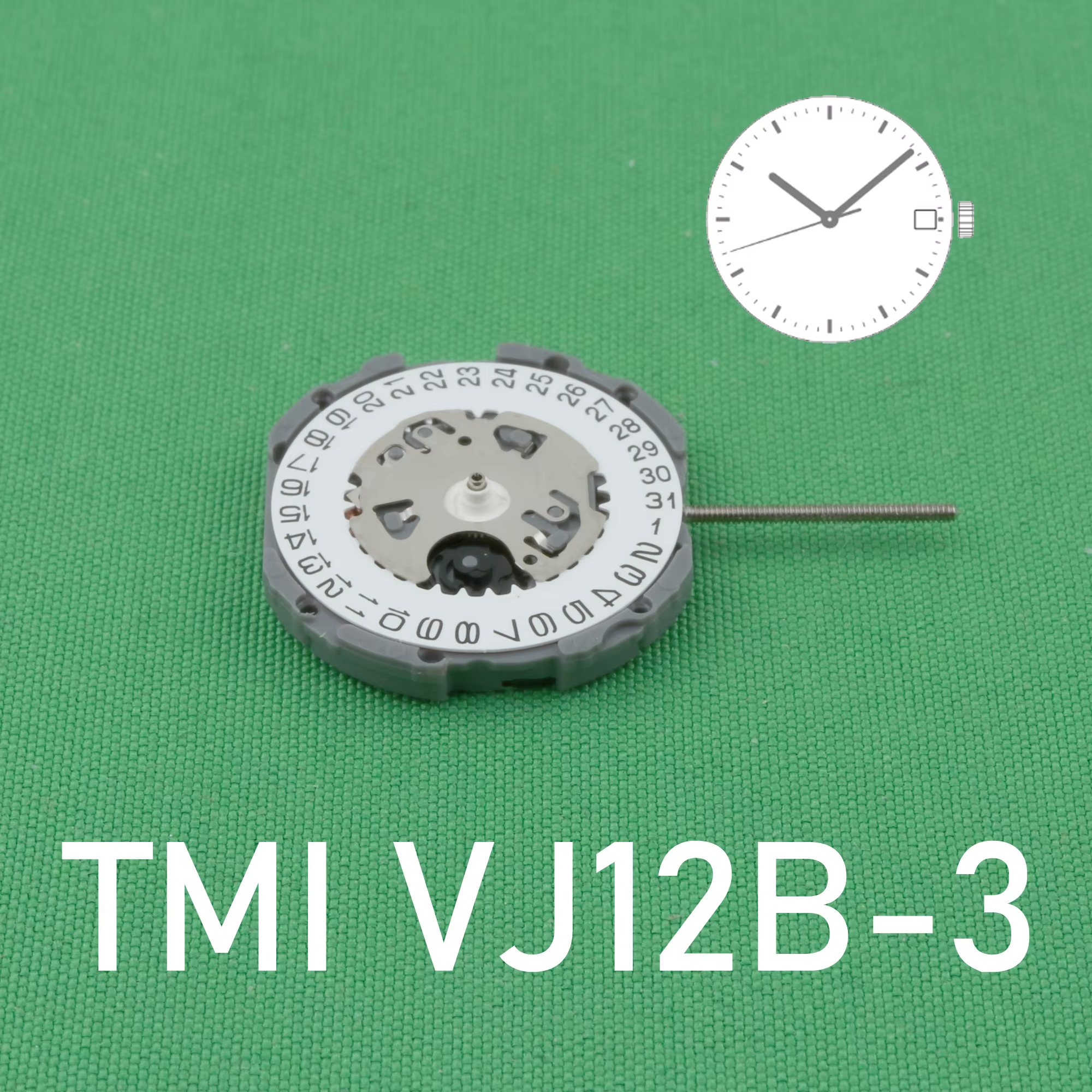 TMI VJ12B mouvement Nouveau Japon SeATM VJ12b-3 Quartz