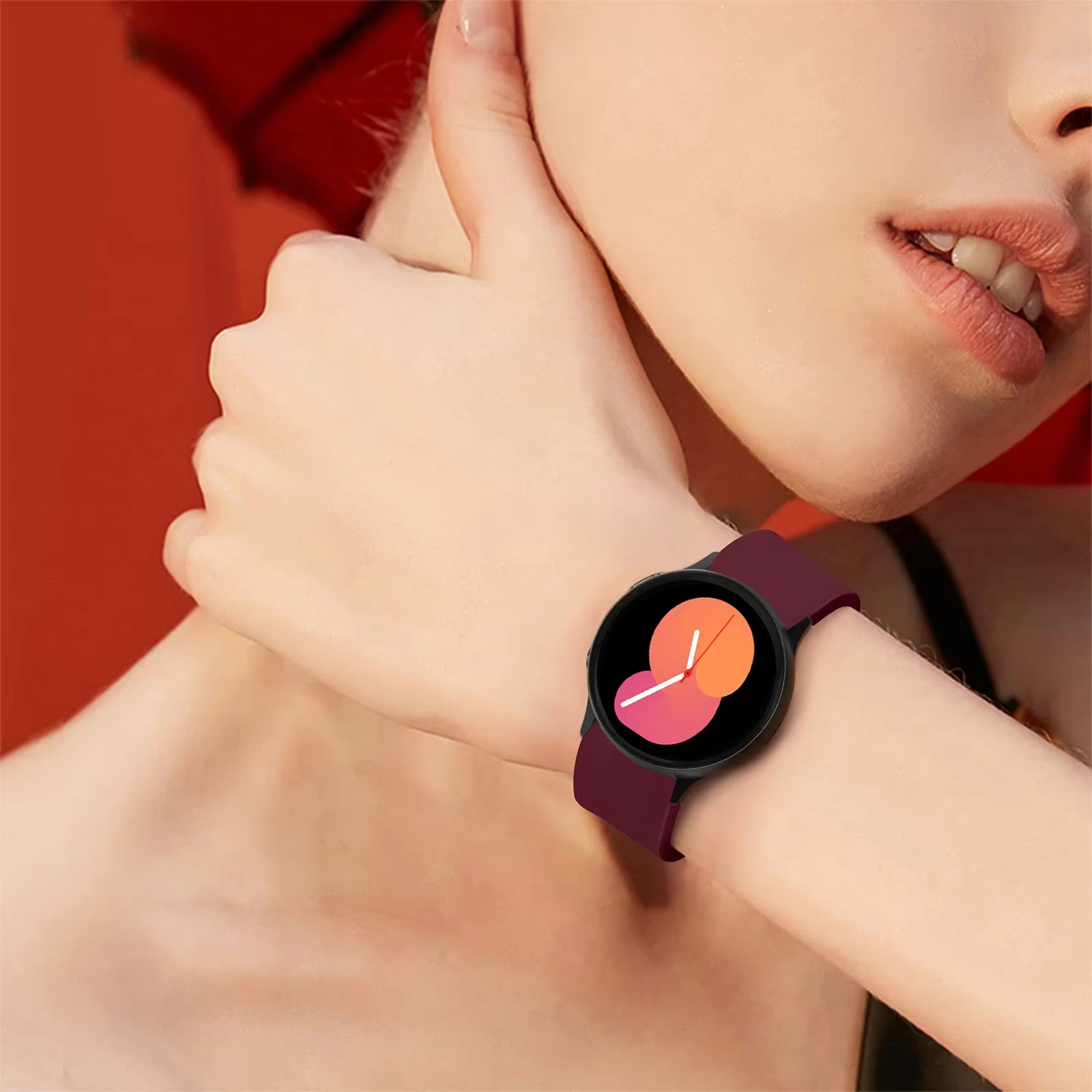Bracelet en Silicone pour Samsung Galaxy watch 7 6 5 4 40mm 44mm 45mm