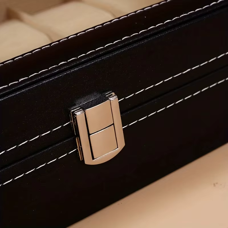 Nouvelle Boîte de Rangement de Luxe 2026 pour 12 Montres avec Serrure Sécurisée
