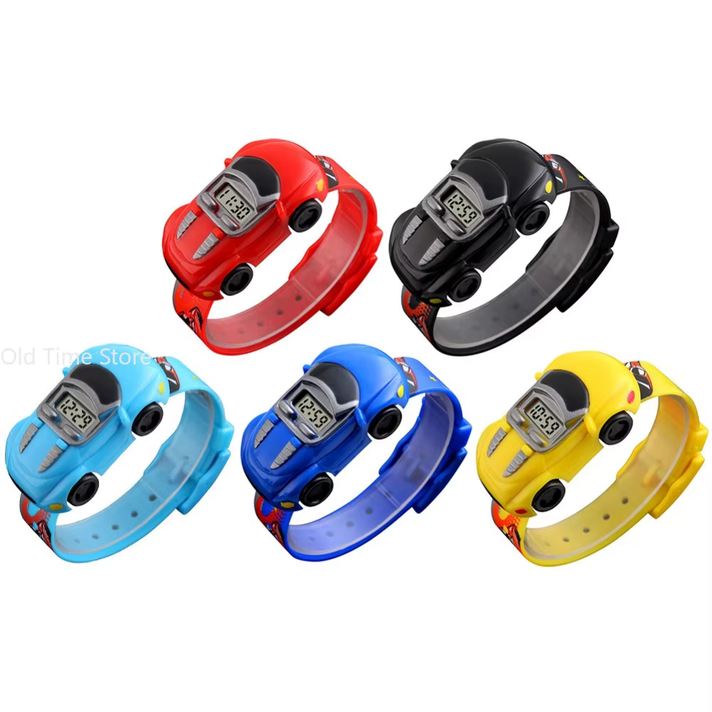 Montre de voiture de dessin animé pour enfants