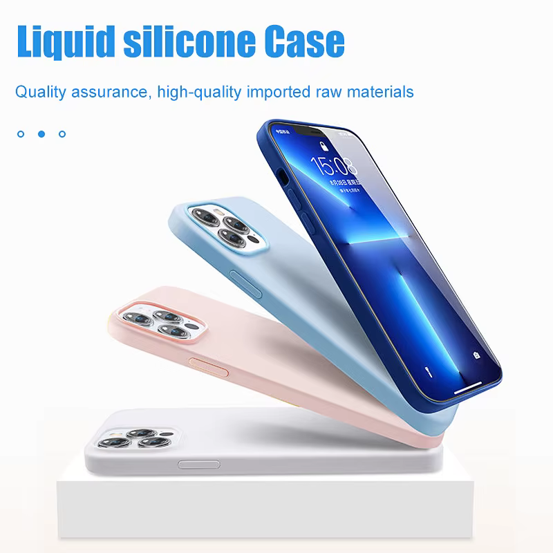 Coque de luxe en silicone antichoc tendance pour iPhone 17, 16, 14, 12, 11, 13, 15 Pro Max et accessoires pour Apple 17 Air, 15, 14, 16 Plus