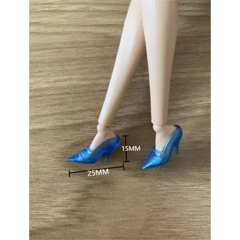Gros accessoires de jouets talons hauts pied plat MTM petites chaussures pour vos poupées BB 1/6 échelle BBIKG161