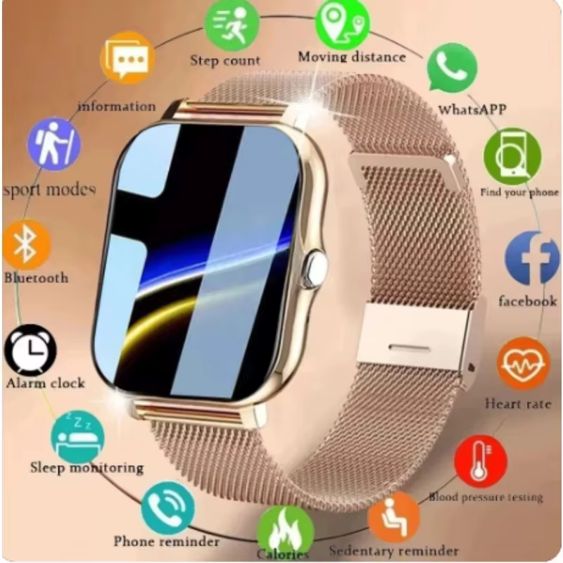 KESHUYOU 2025 montre intelligente 2.01 pouces HD affichage réponse faire appel Message vue Modes de Sport bricolage cadran prévisions météorologiques hommes femmes