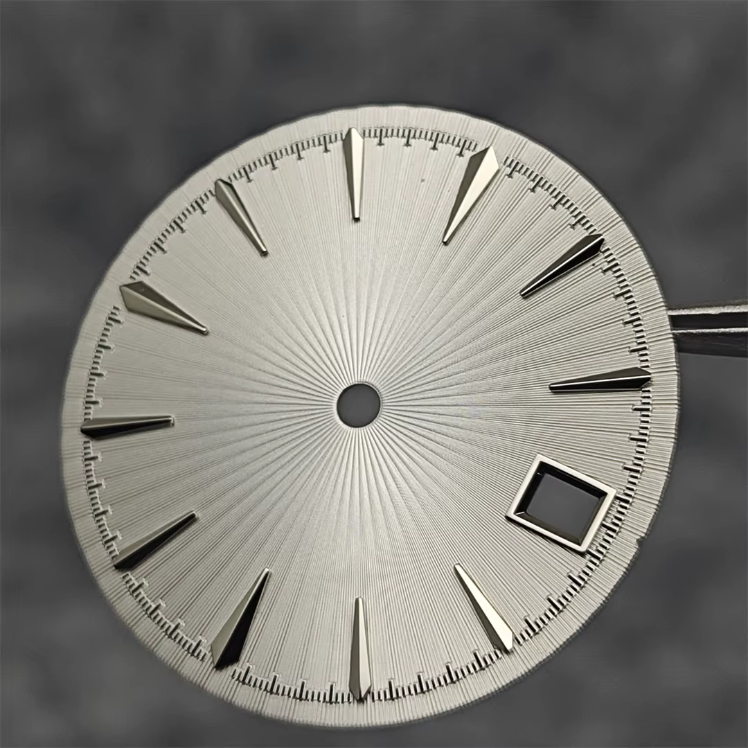 Cadran de montre 29mm, Surface à motif Radial avec Date unique, pièces de rechange pour montre pour hommes et femmes, pour mouvement NH35/NH36
