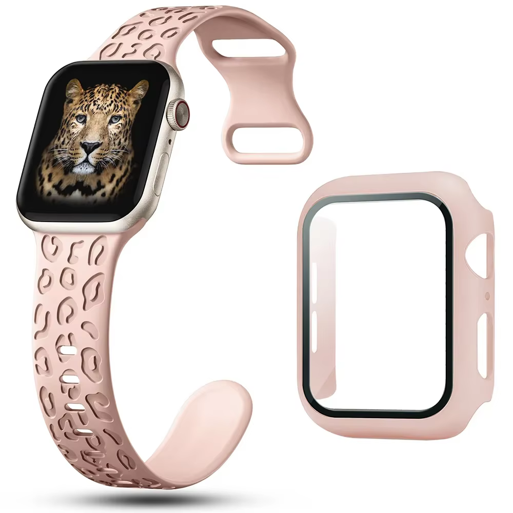 Bracelet + verre + étui pour Apple Watch série 11 10 8 7 9 6 4 5