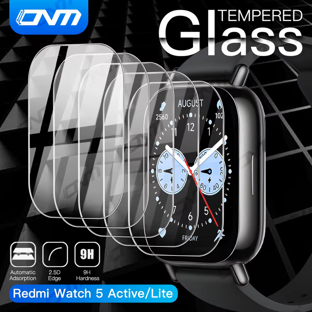 Verre trempé premium 9H pour Xiaomi Redmi Watch 5 4 Lite / Active Smart Watch